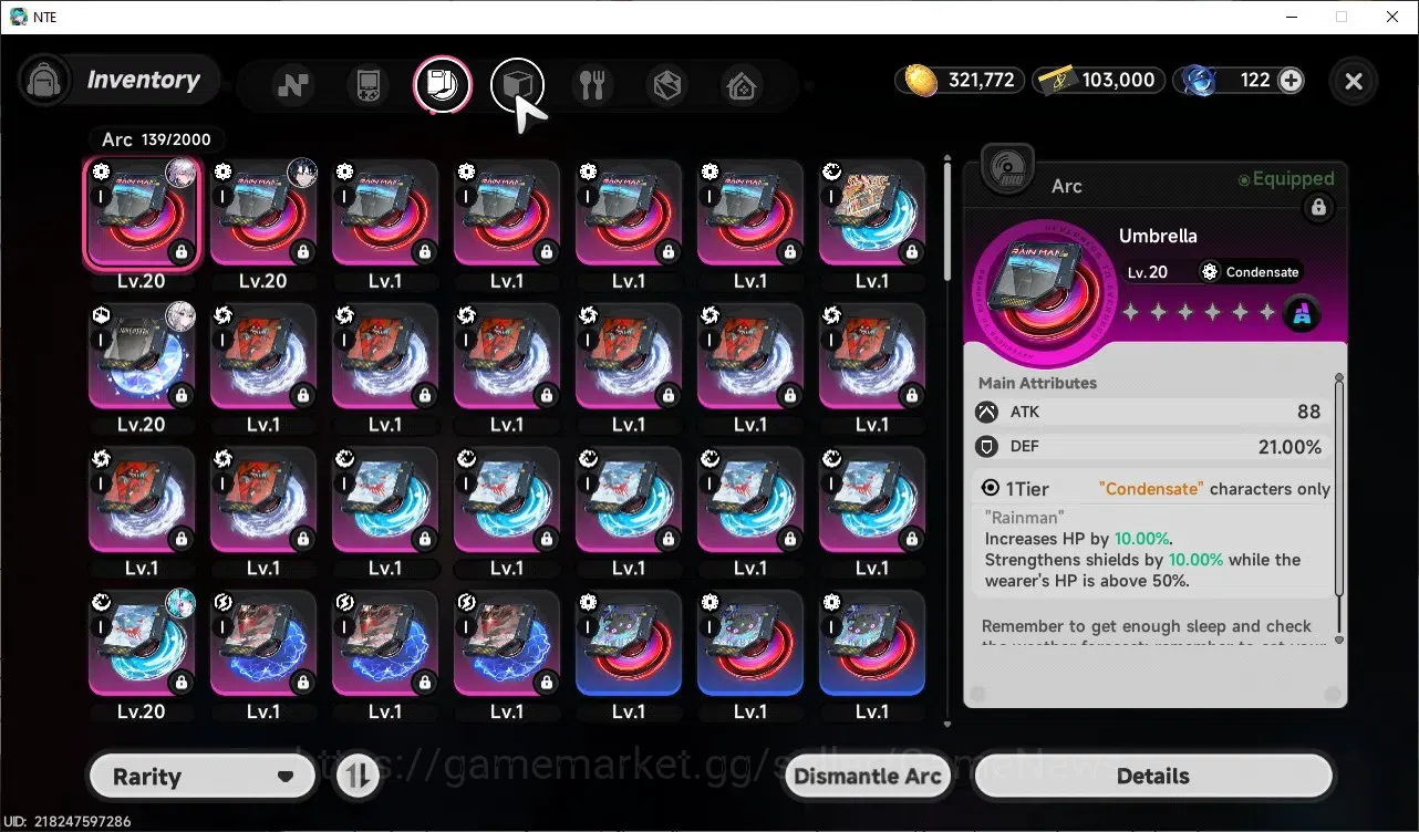 Neverness to Everness Accounts Global NA|HL 8|TL1|2 SSR 1 Limit[Chaos+Outfit],Baicang|2 Selector|Overcast&Underboss 15