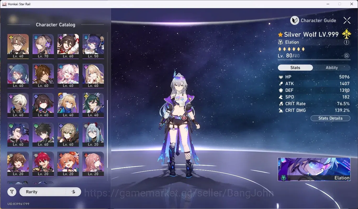 Honkai Star Rail Accounts ASIA|TL 40|15 Char Limited[SilverWolfLv.999+Sign], image 3