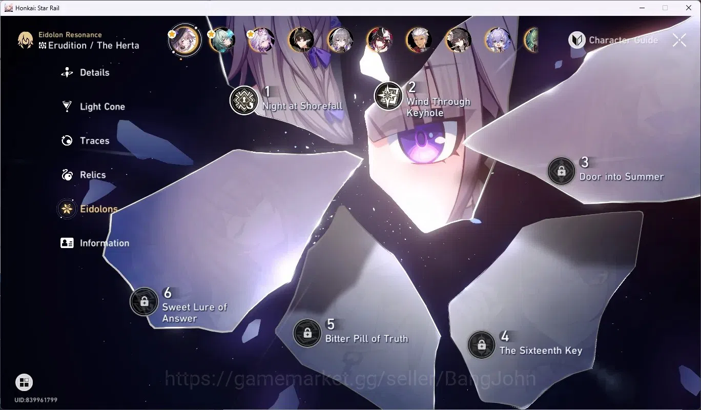 Honkai Star Rail Accounts ASIA|TL 40|15 Char Limited[SilverWolfLv.999+Sign], image 5