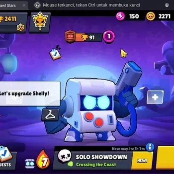 Brawl Stars Accounts Trophy 2411|30 Brawler|6 Max (Frank,Edgar,Cale,Tara,Ollie,Jae yong,)|877 Bling|3 Mythic, 6
