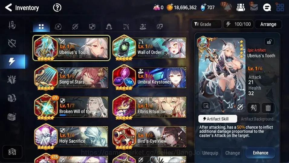 Epic Seven Accounts Global | 7ML(E. Ilynav,LC Bellona R.Light,R.Violet image 11