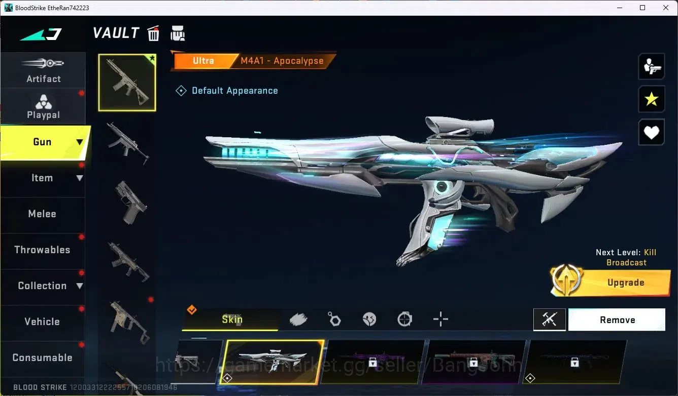 Blood Strike Accounts ASIA | Ultra M4A1-Apocalypse|2 Legendary Gun| 1 Na image 2