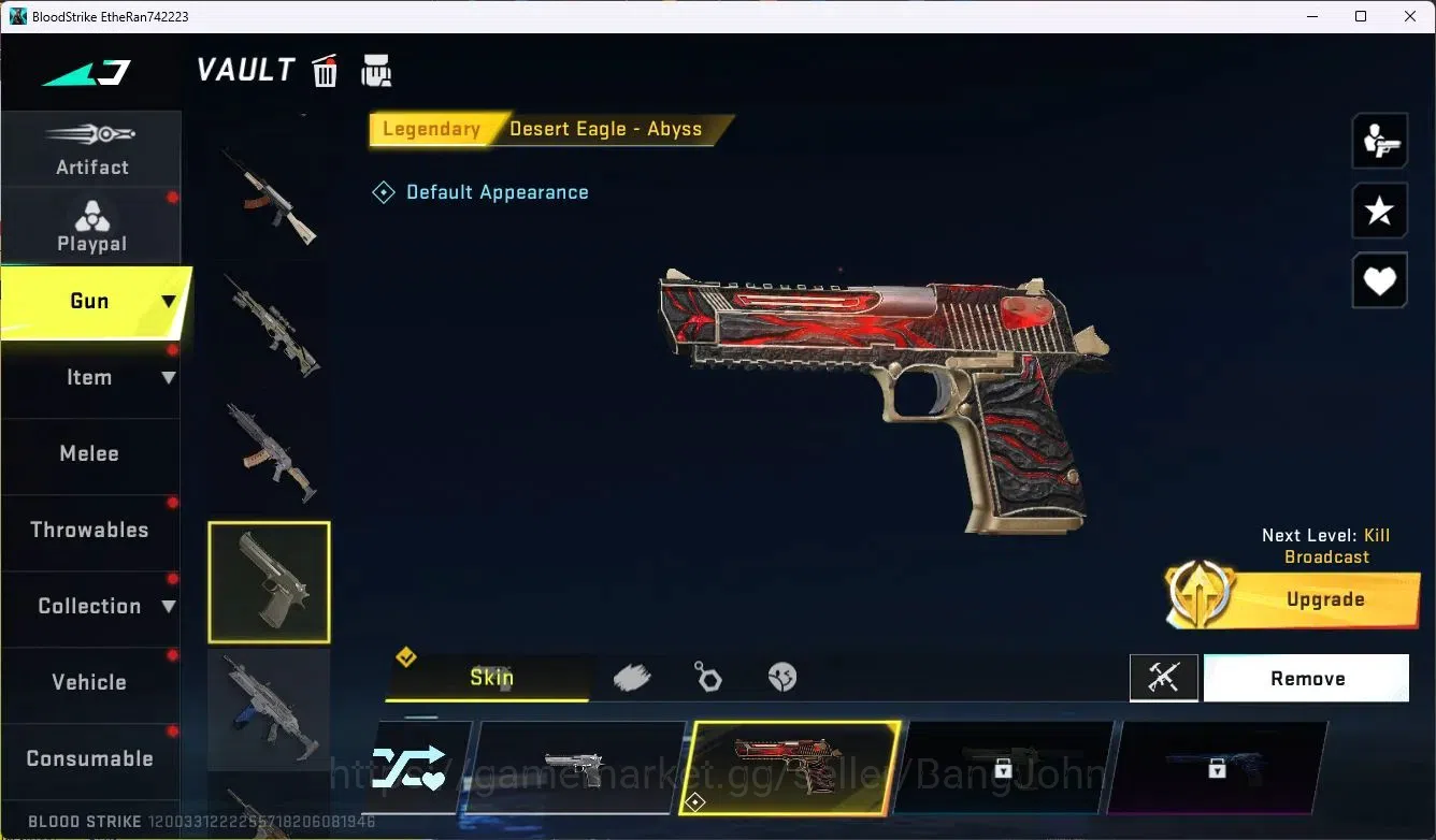 Blood Strike Accounts ASIA | Ultra M4A1-Apocalypse|2 Legendary Gun| 1 Na image 4