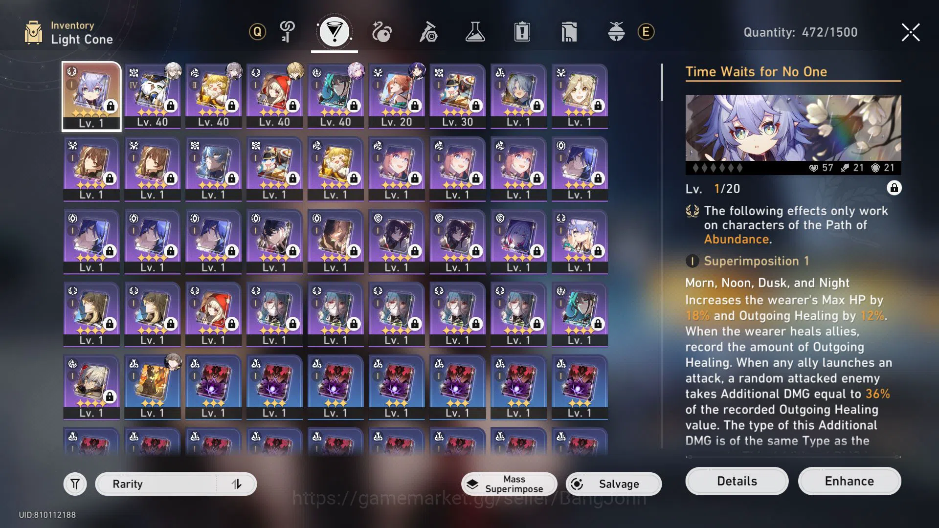 Honkai Star Rail Accounts [ASIA] TL 29 | 6 Limit | Castorice | Dan Heng PT | image 10