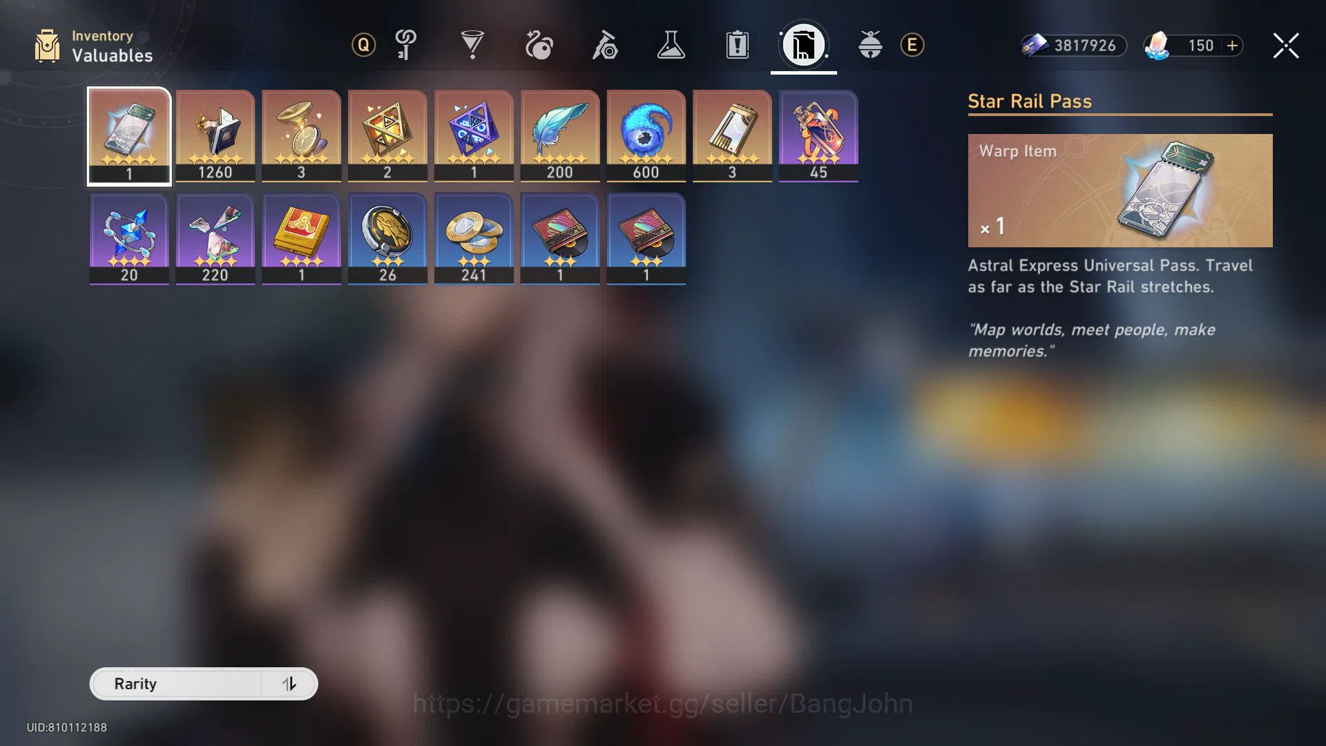 Honkai Star Rail Accounts [ASIA] TL 29 | 6 Limit | Castorice | Dan Heng PT | image 6