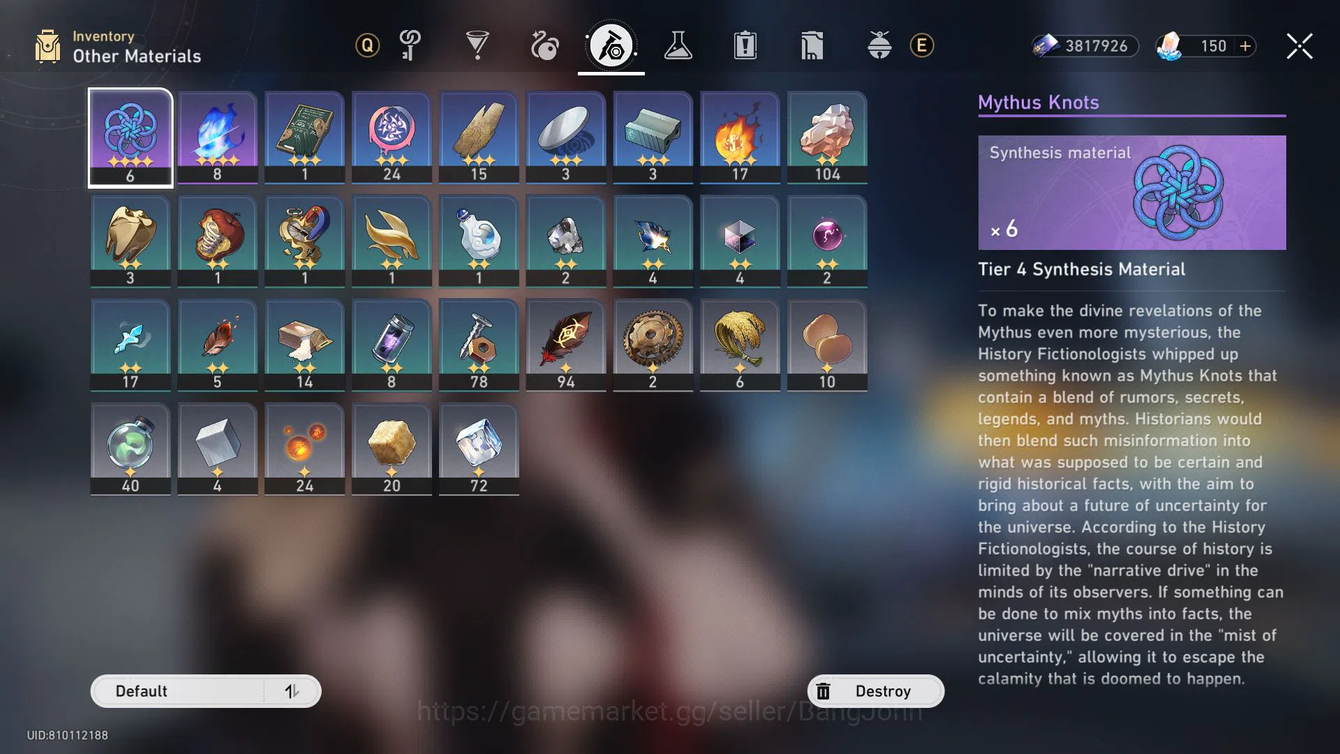 Honkai Star Rail Accounts [ASIA] TL 29 | 6 Limit | Castorice | Dan Heng PT | image 8