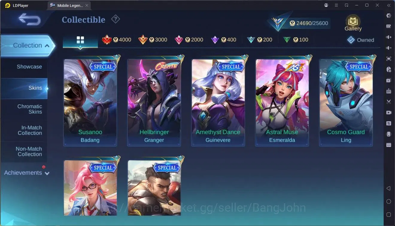 Mobile Legends: Bang Bang Accounts Global |Hero 85|Skin 127|Expert|CC Natalia|Valenti image 13