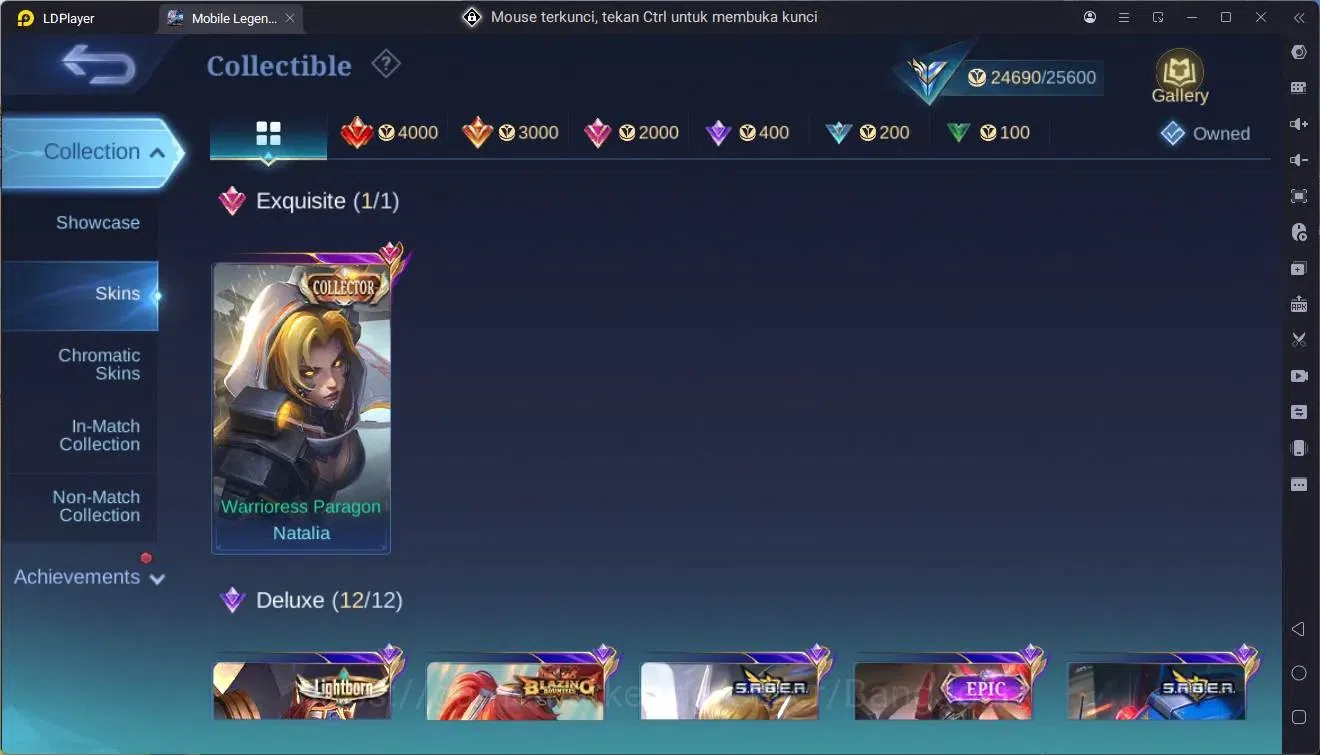 Mobile Legends: Bang Bang Accounts Global |Hero 85|Skin 127|Expert|CC Natalia|Valenti image 5