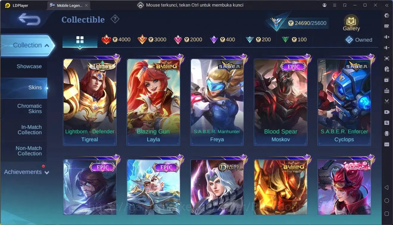 Mobile Legends: Bang Bang Accounts Global |Hero 85|Skin 127|Expert|CC Natalia|Valenti image 6