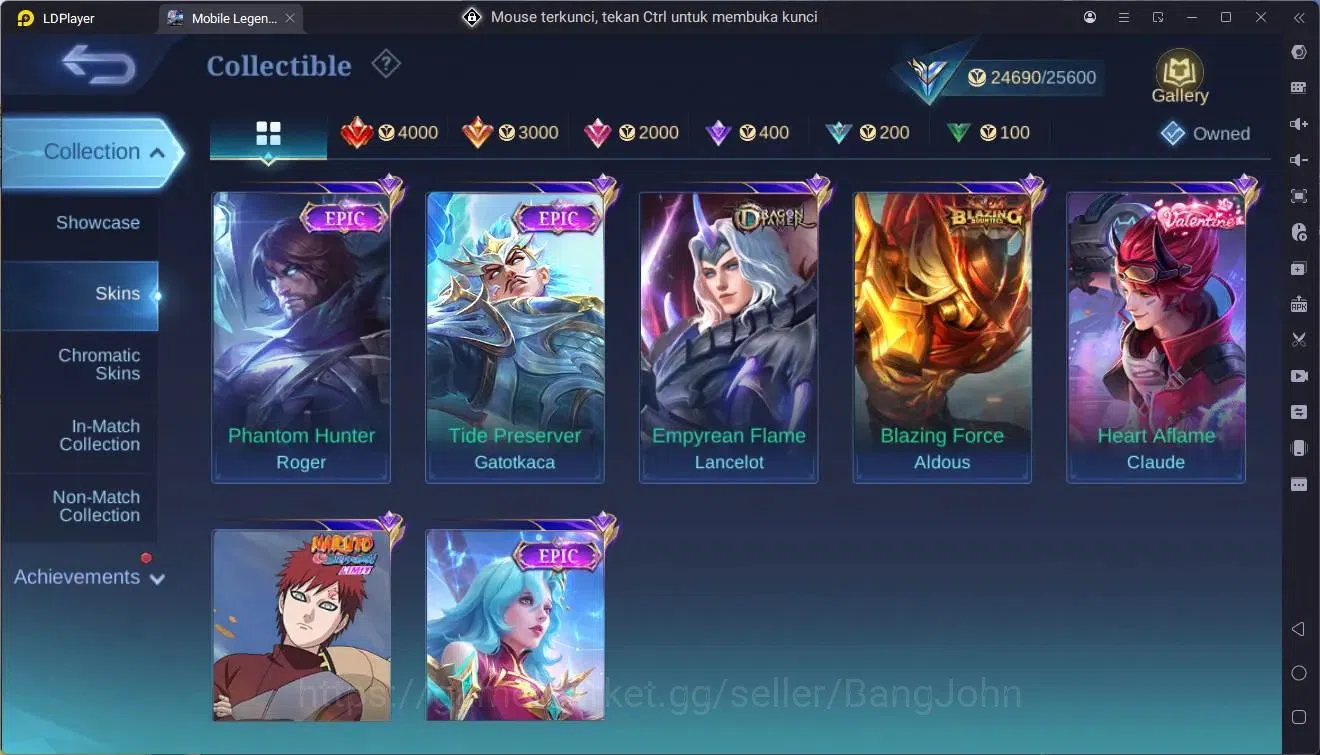 Mobile Legends: Bang Bang Accounts Global |Hero 85|Skin 127|Expert|CC Natalia|Valenti image 7