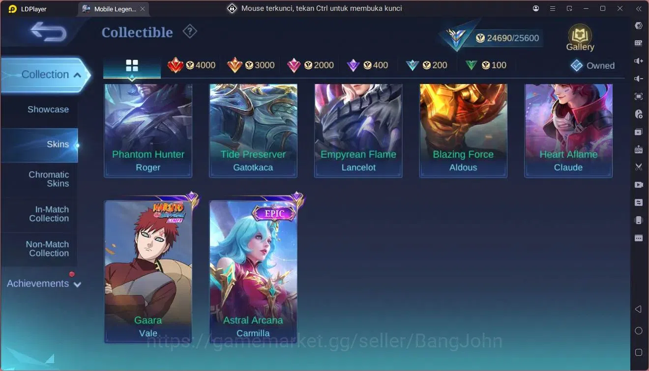 Mobile Legends: Bang Bang Accounts Global |Hero 85|Skin 127|Expert|CC Natalia|Valenti image 8