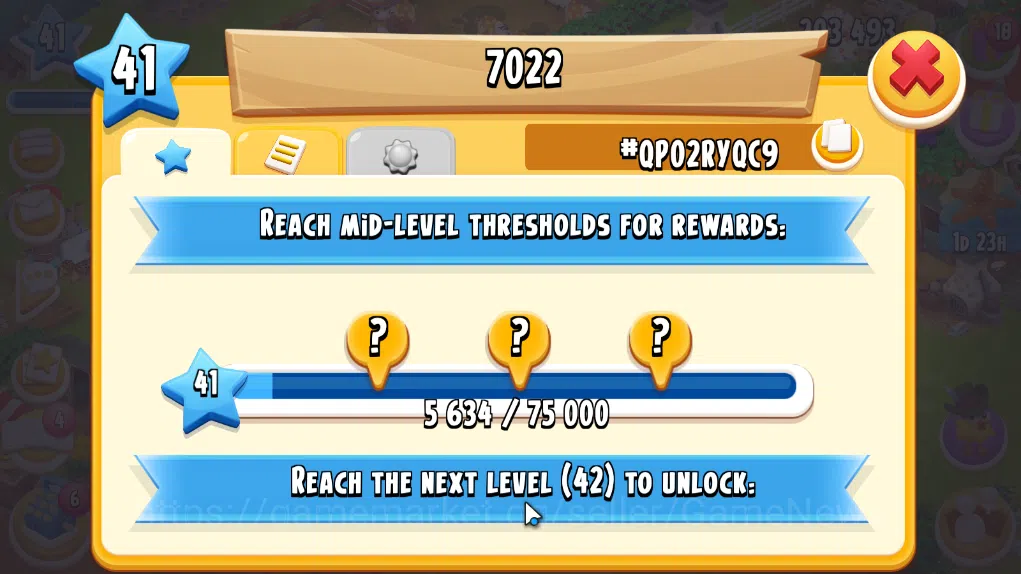 Hay Day Accounts Level 41 | Barn Storage 1100 + Silo Storage 625 | 203k Coins, 20 Diamonds |CN ON|Log Supercell ID|Take 10