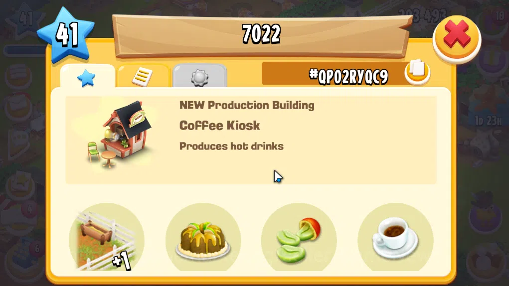 Hay Day Accounts Level 41 | Barn Storage 1100 + Silo Storage 625 | 203k Coins, 20 Diamonds |CN ON|Log Supercell ID|Take 11