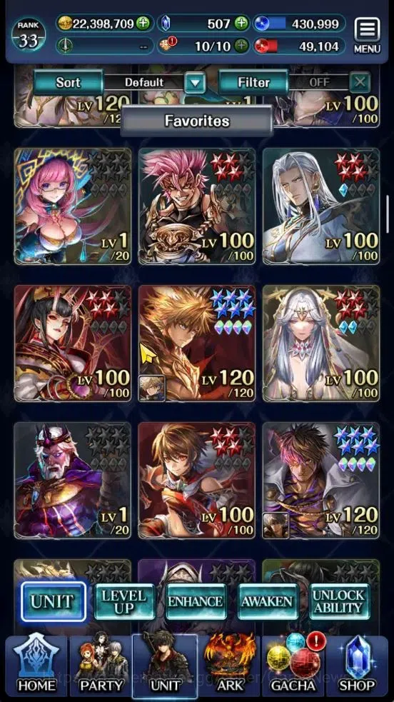 Last Cloudia Accounts GLOBAL|Rank 33|Manny Collab(FG Vargas,Vergil,V,Hin image 2