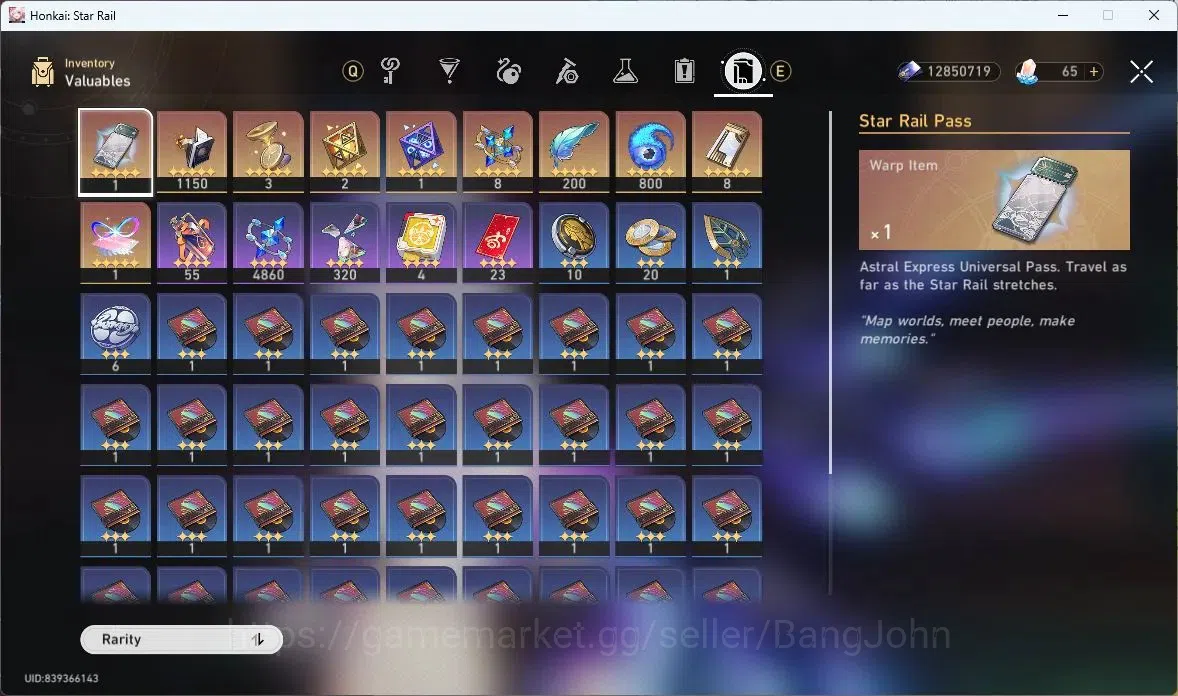 Honkai Star Rail Accounts ASIA | TL 64 | 9 LIMIT | SILVER WOLF | YAO GUANG | image 6