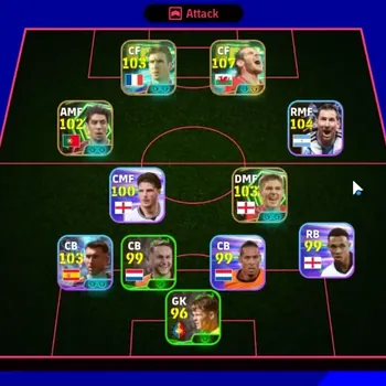 eFootball Accounts Legends & Iconic Players Android|Power 3143|Epic Gareth Bale,Eric Cantona,Steven Gerrard,Rui Costa,Andriy