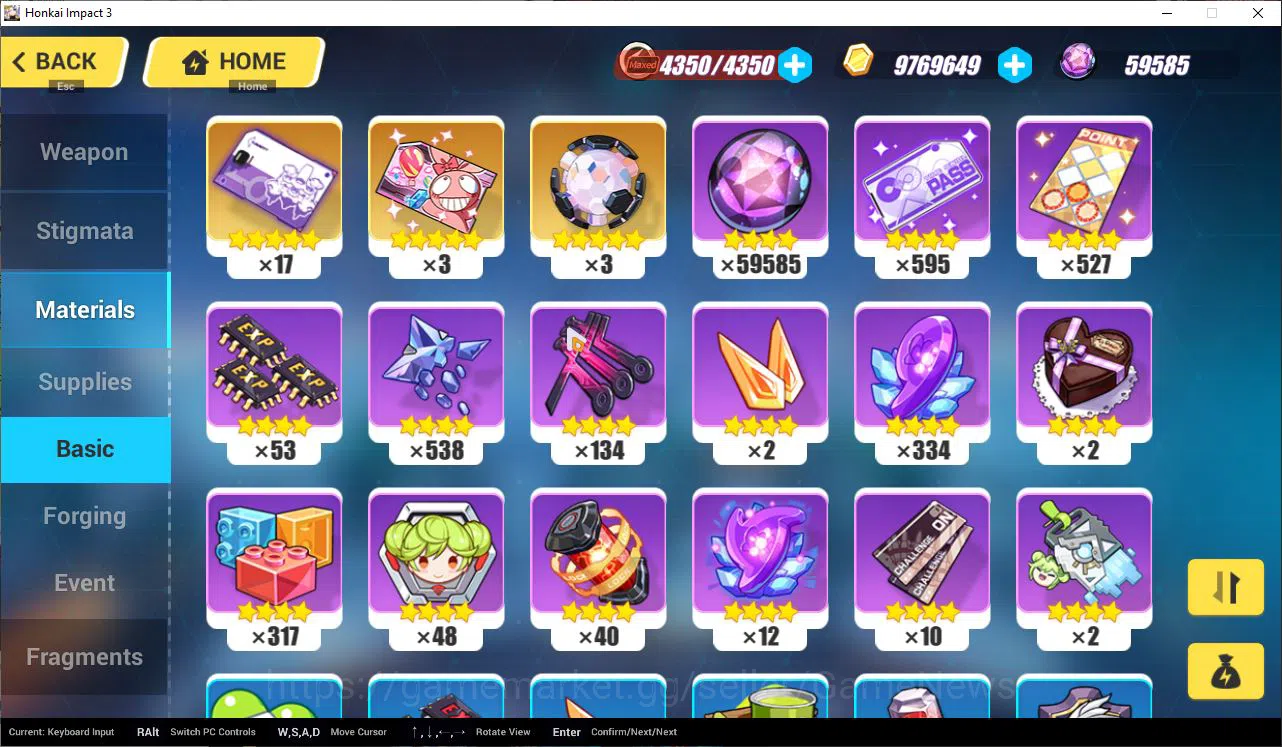 Honkai Impact 3rd Accounts Mid-Game SEA Lv 57|4K Cryst|2 Fullset (Kiana Badum Fiery,Theresa Lunar Vow), Songque Jovial 11