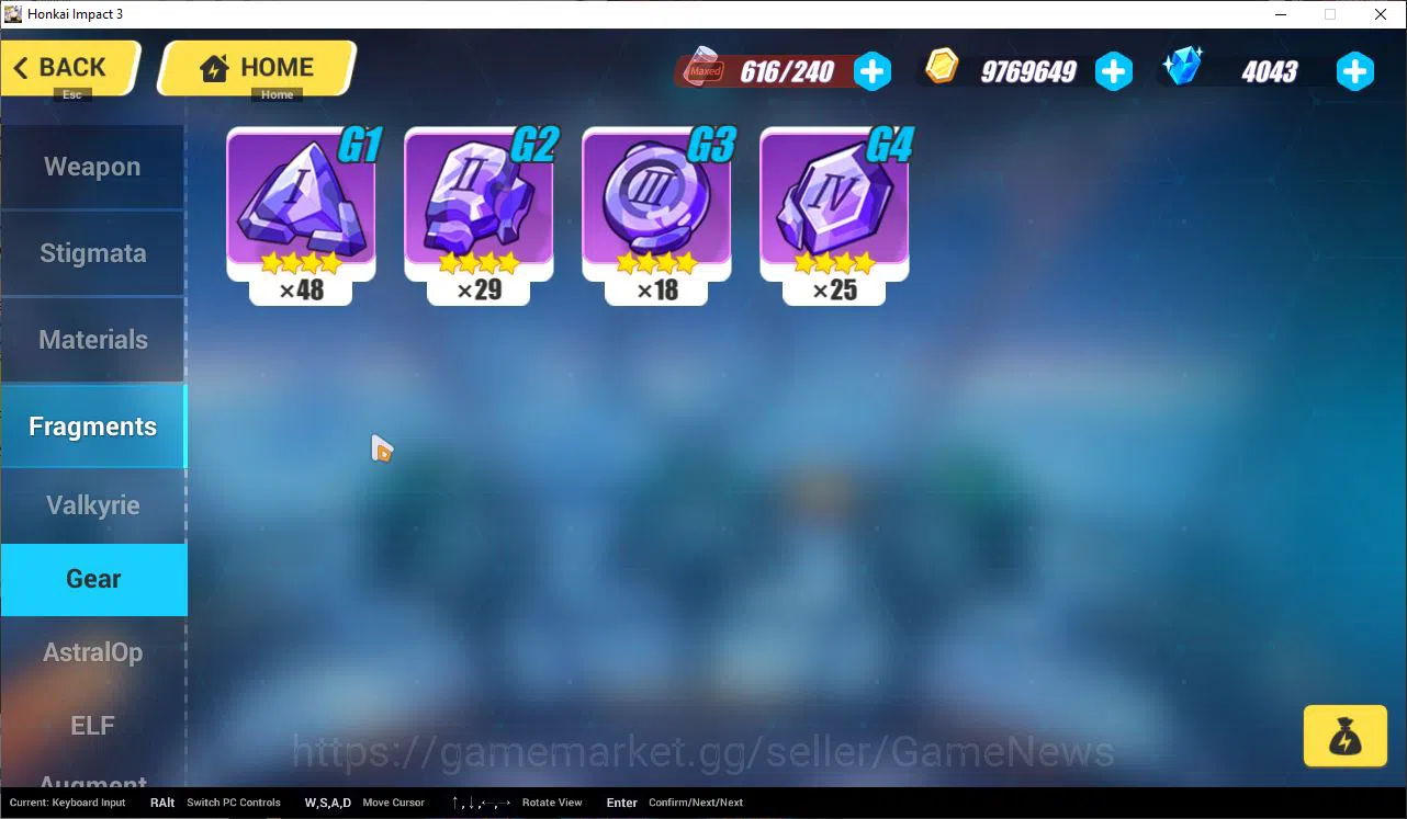 Honkai Impact 3rd Accounts Mid-Game SEA Lv 57|4K Cryst|2 Fullset (Kiana Badum Fiery,Theresa Lunar Vow), Songque Jovial 15