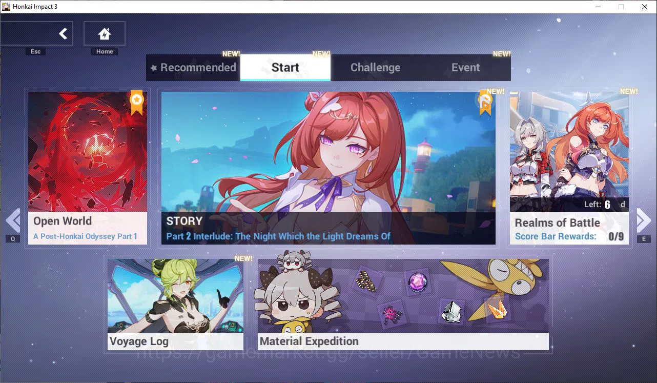 Honkai Impact 3rd Accounts Mid-Game SEA Lv 57|4K Cryst|2 Fullset (Kiana Badum Fiery,Theresa Lunar Vow), Songque Jovial 16