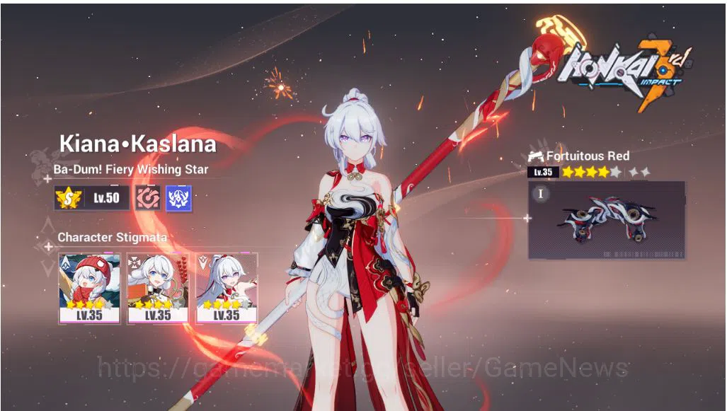 Honkai Impact 3rd Accounts Mid-Game SEA Lv 57|4K Cryst|2 Fullset (Kiana Badum Fiery,Theresa Lunar Vow), Songque Jovial 3