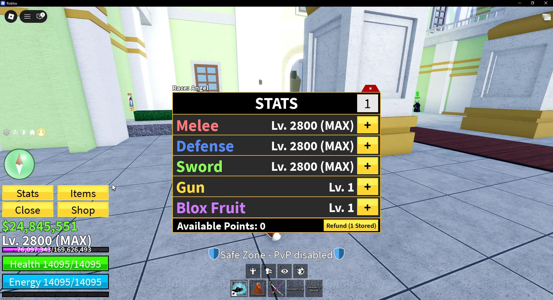 Roblox Accounts Blox Fruit|Lv 2800| Angel V4| 3 Myth WP (CDKatana, image 1