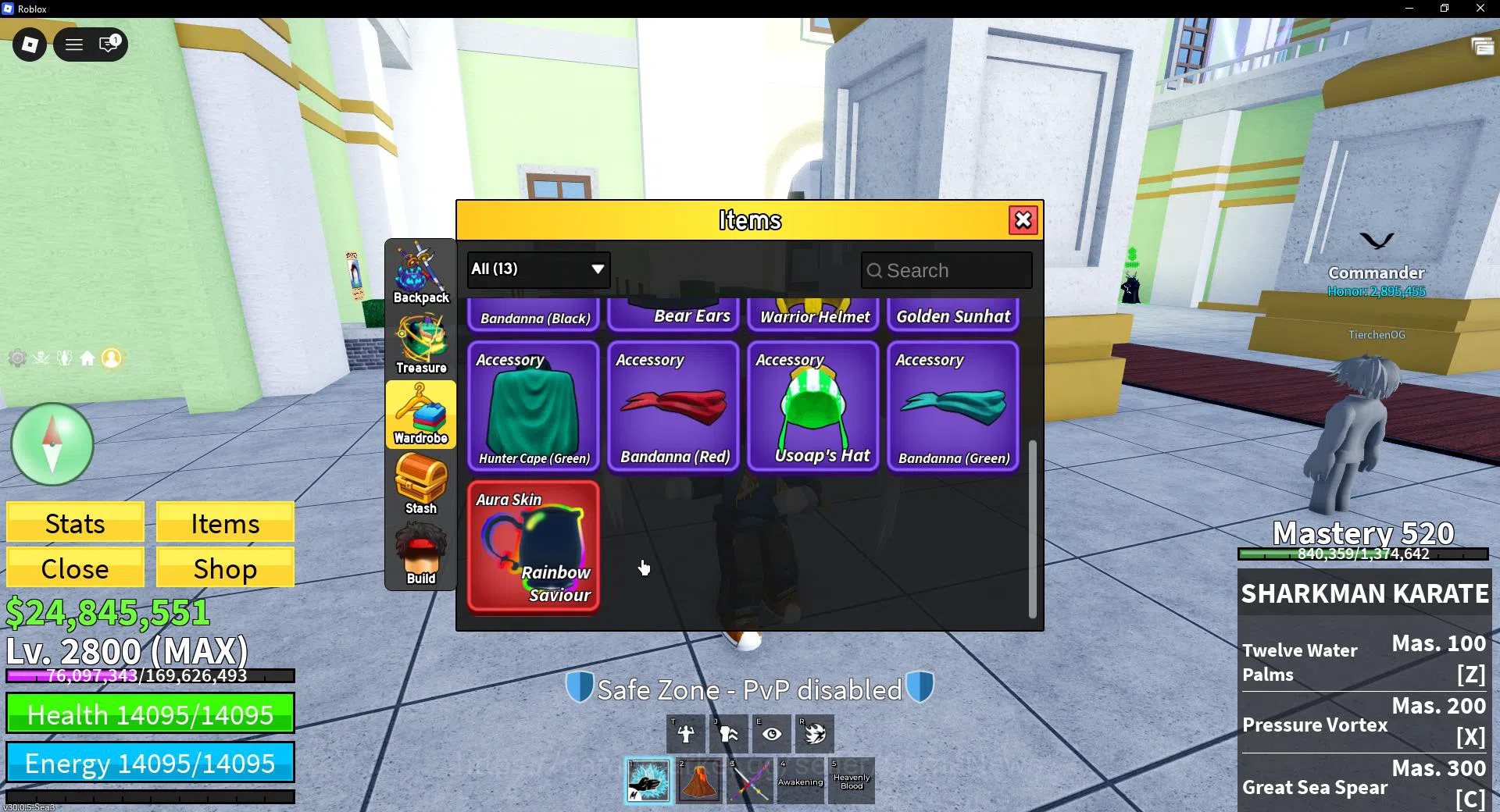 Roblox Accounts Blox Fruit|Lv 2800| Angel V4| 3 Myth WP (CDKatana,HScythe,SGuitar) + 3 Myth Fruits (Shadow,Gas,Gravity 7