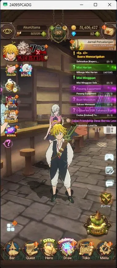 The Seven Deadly Sins: Grand Cross Accounts Others ASIA |1.9M CC|10 DM|4 LR|4 UR|LR Mesis 3/6|UR Menot 1/6,DKM 1/6|Collab 1