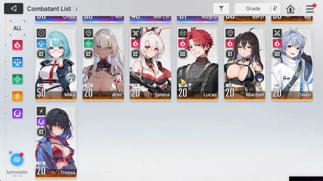 Chaos Zero Nightmare Accounts ASIA Lv51|1 Omega+137 Anchor|4 SSR[OrleaM1,Rin,Mei image 4