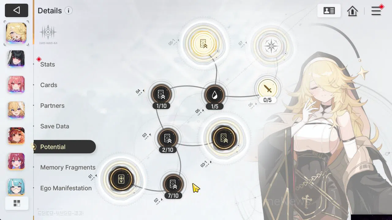 Chaos Zero Nightmare Accounts ASIA Lv51|1 Omega+137 Anchor|4 SSR[OrleaM1,Rin,Mei image 9
