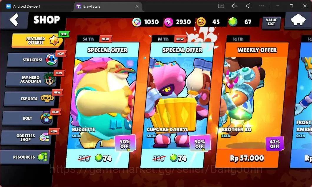 Brawl Stars Accounts Global |569 Thropy|14 Brawler| 3 Max Hypercharge ( image 4