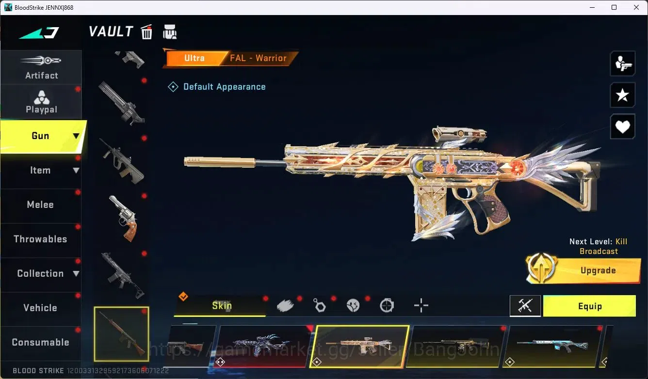 Blood Strike Accounts ASIA | 1 EVO: FAL-Evolved Draco | 5 ETERNAL | 5 Co image 20