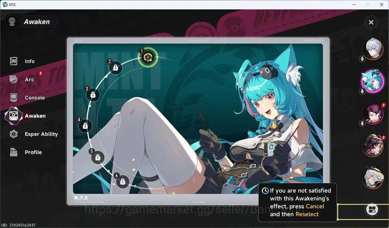 Neverness to Everness Accounts SEA | Starter Lv 3 | 2 SSR (Hathor,Hotori)+ 6 SR + image 11
