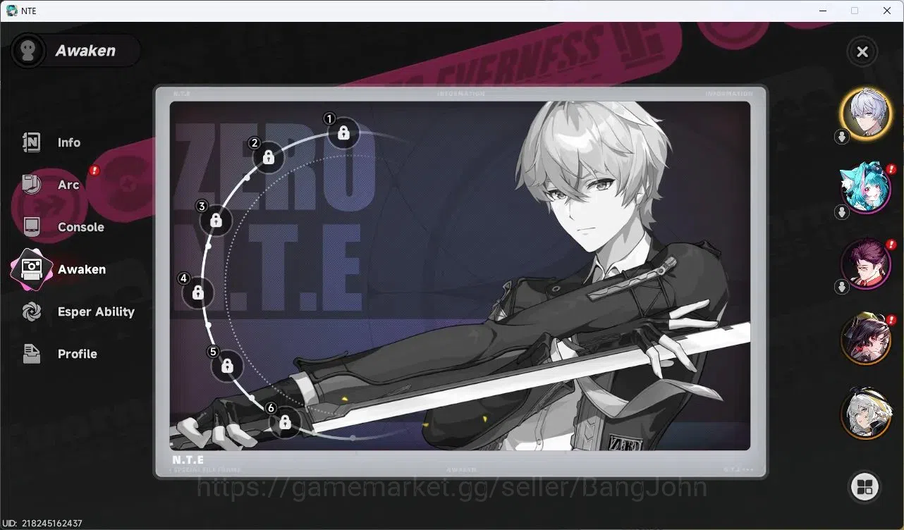 Neverness to Everness Accounts SEA | Starter Lv 3 | 2 SSR (Hathor,Hotori)+ 6 SR + image 12