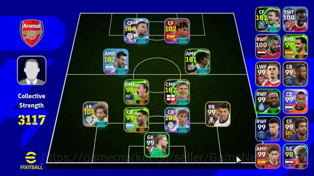 eFootball Accounts Legends & Iconic Players Android|Epic Marcelo x Naruto,Gerrard,Shevchenko,Nakamura|5 Show Time Kylian 1
