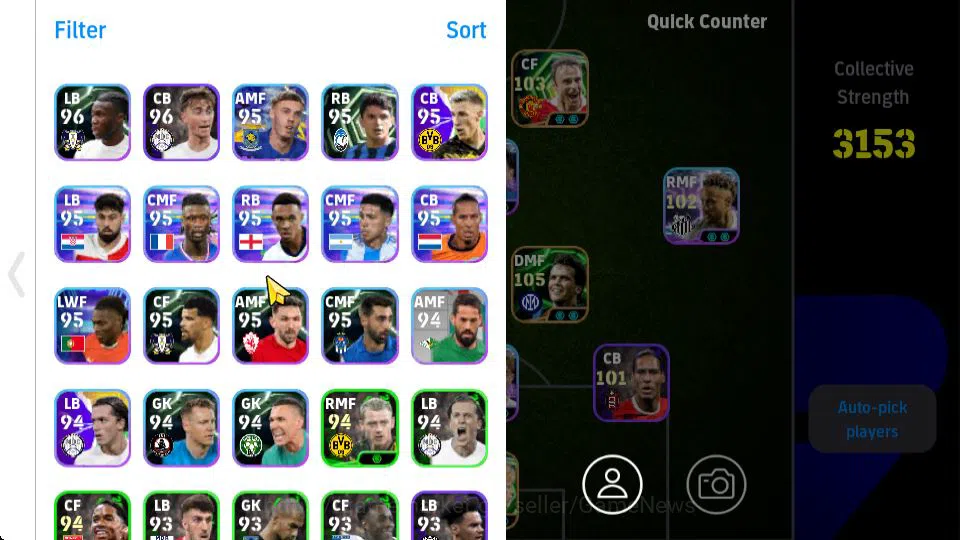 eFootball Accounts Mobile|Epic Legends(Frenc Puskas,Dirk Kuyt,El-Hadj image 2