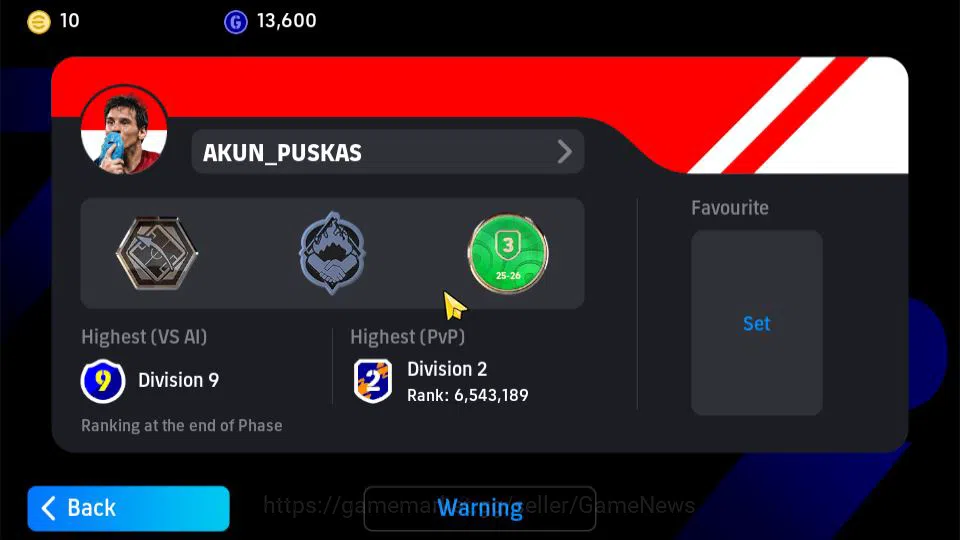 eFootball Accounts Mobile|Epic Legends(Frenc Puskas,Dirk Kuyt,El-Hadj image 6