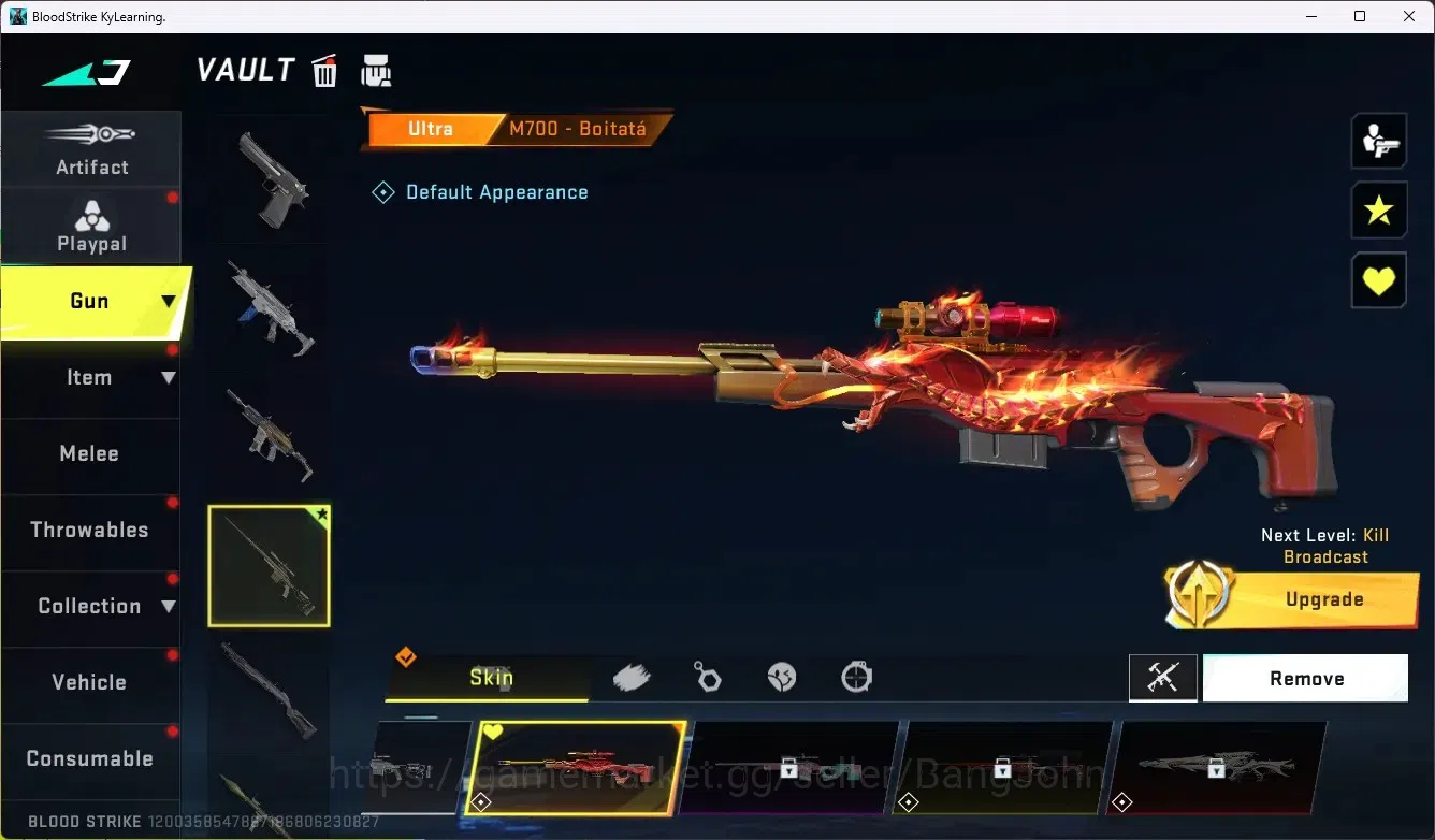 Blood Strike Accounts ASIA | 1 Ultra: M700 - Boitata | 2 Legendary Guns image 3