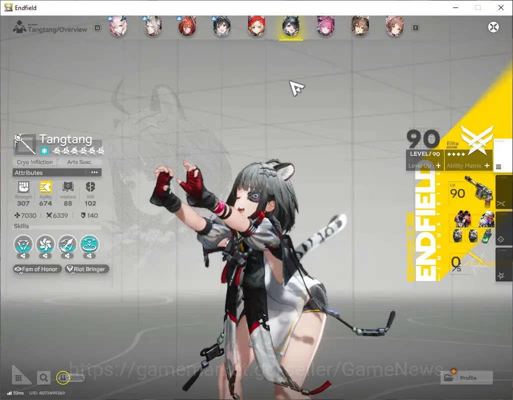 Arknights: Endfield Accounts ASIA|Lv 60|55k Oro+312 Ori|9 SSR (5 Limit)+16 (*6W image 4