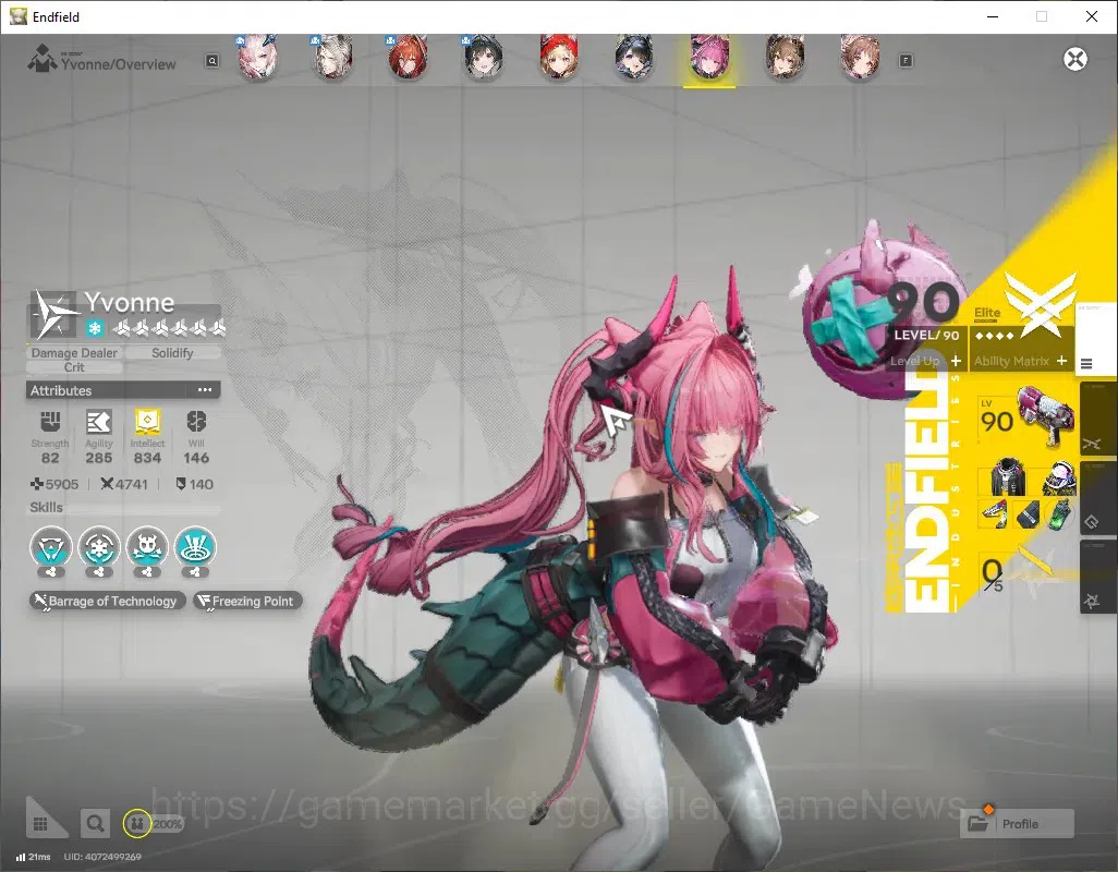 Arknights: Endfield Accounts ASIA|Lv 60|55k Oro+312 Ori|9 SSR (5 Limit)+16 (*6W image 5