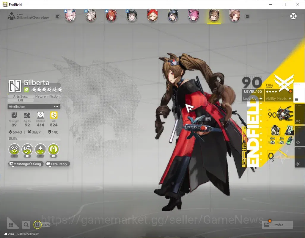 Arknights: Endfield Accounts ASIA|Lv 60|55k Oro+312 Ori|9 SSR (5 Limit)+16 (*6W image 6