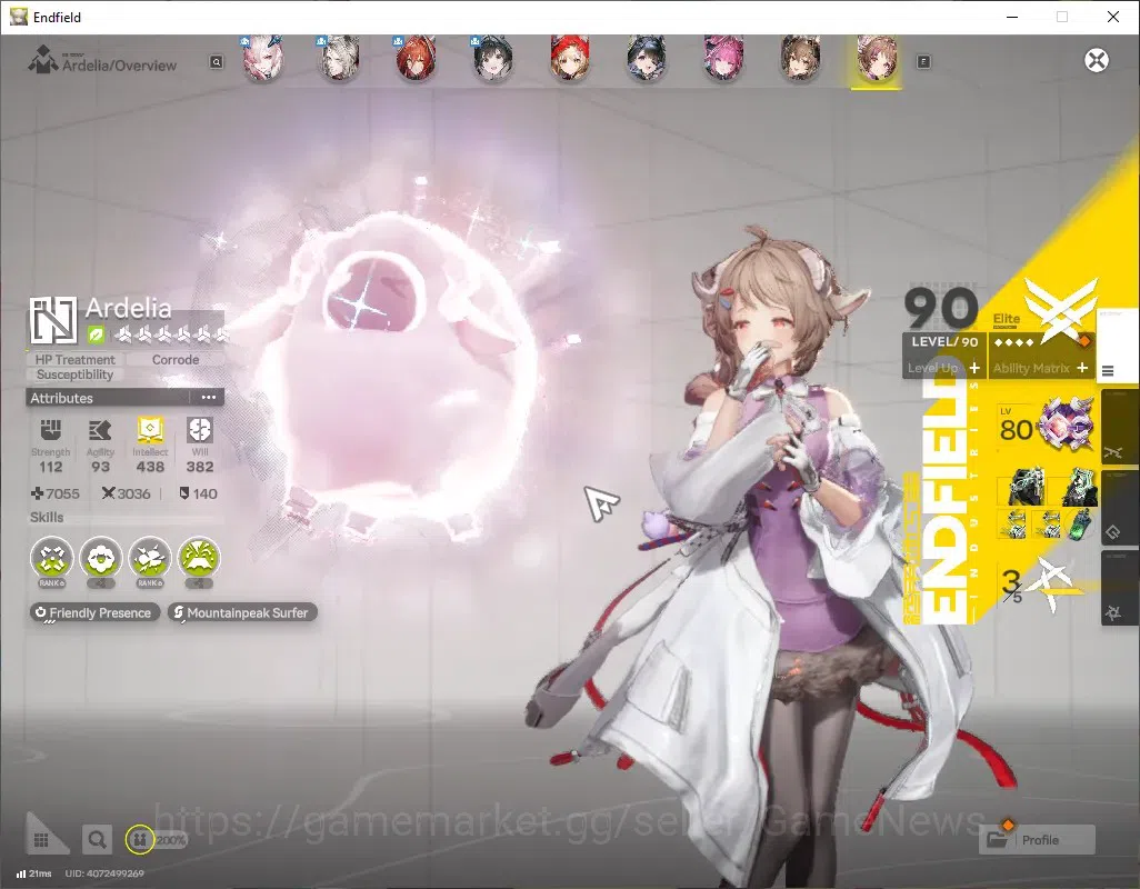 Arknights: Endfield Accounts ASIA|Lv 60|55k Oro+312 Ori|9 SSR (5 Limit)+16 (*6W image 7