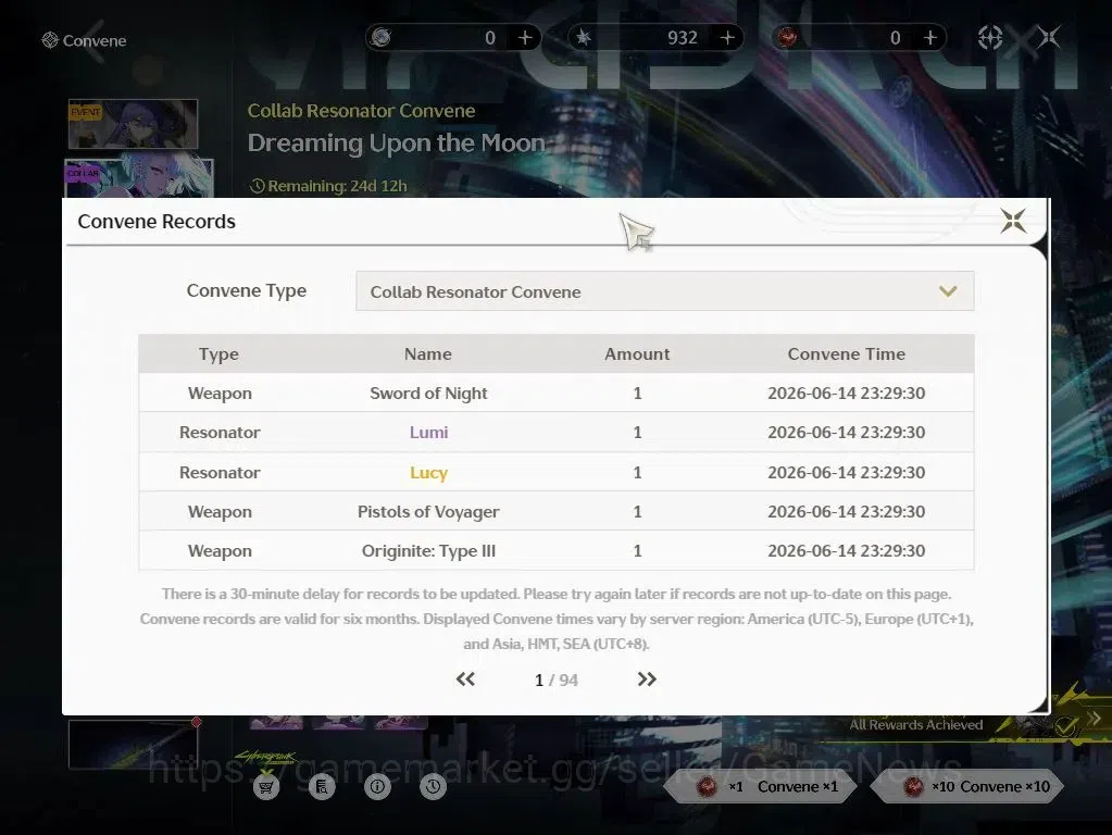 Wuthering Waves Accounts SEA|UL 48|2 Limited|Lucy R6+Sign,Rebecca|153 Lustr image 13