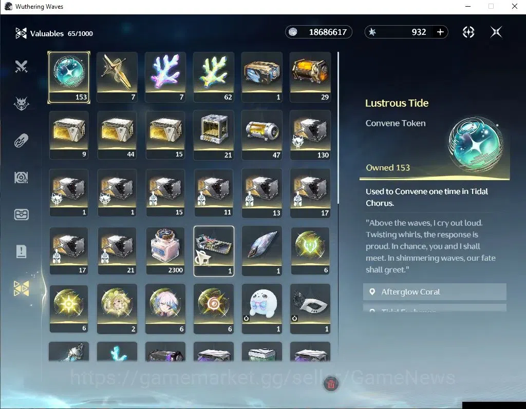 Wuthering Waves Accounts SEA|UL 48|2 Limited|Lucy R6+Sign,Rebecca|153 Lustr image 9