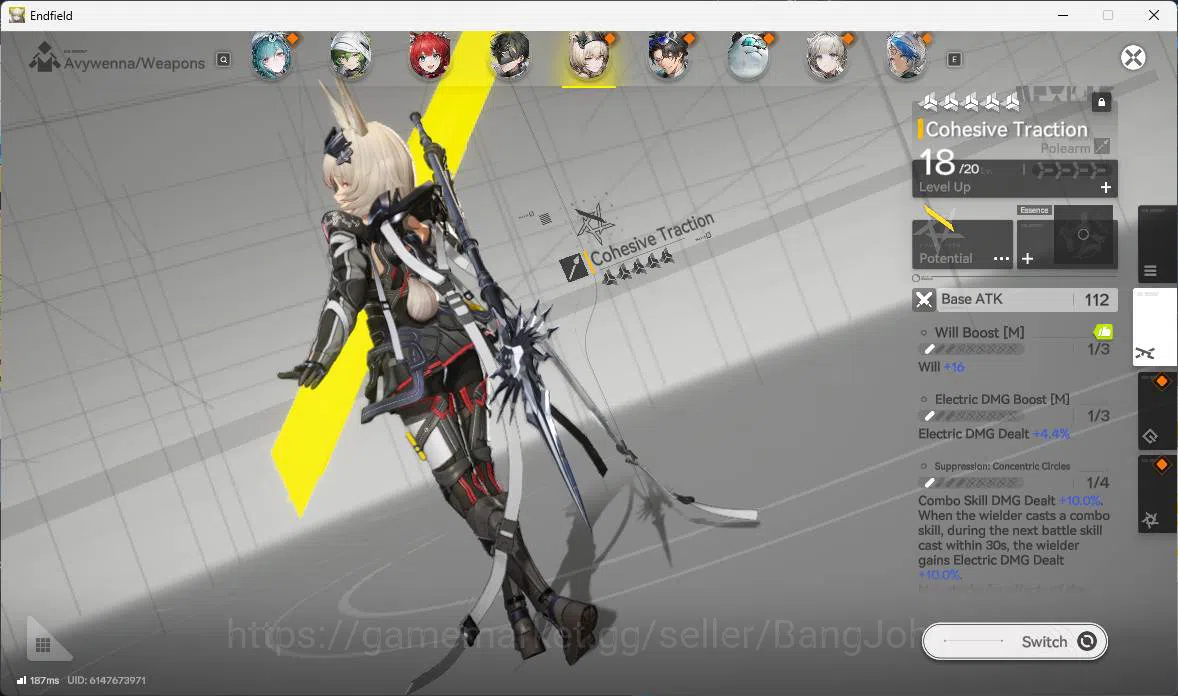 Arknights: Endfield Accounts NA EU |2Limit+1Sign |Laevatain Sign,Yvonne P1,Embe image 15