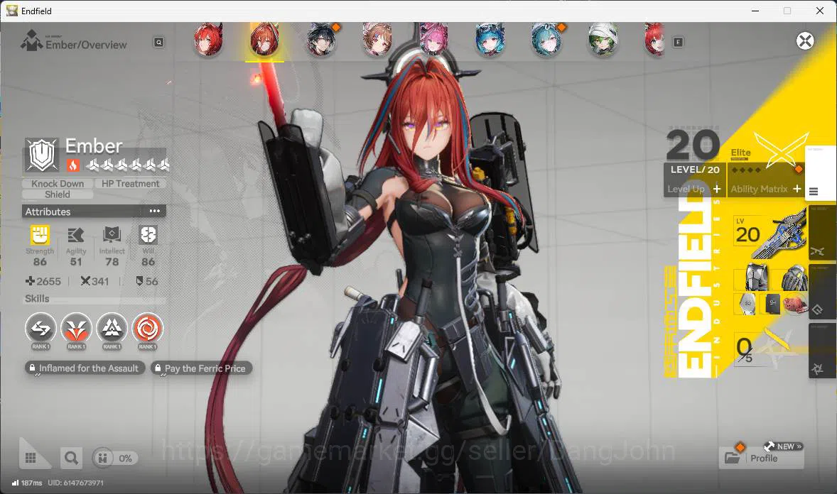 Arknights: Endfield Accounts NA EU |2Limit+1Sign |Laevatain Sign,Yvonne P1,Embe image 7