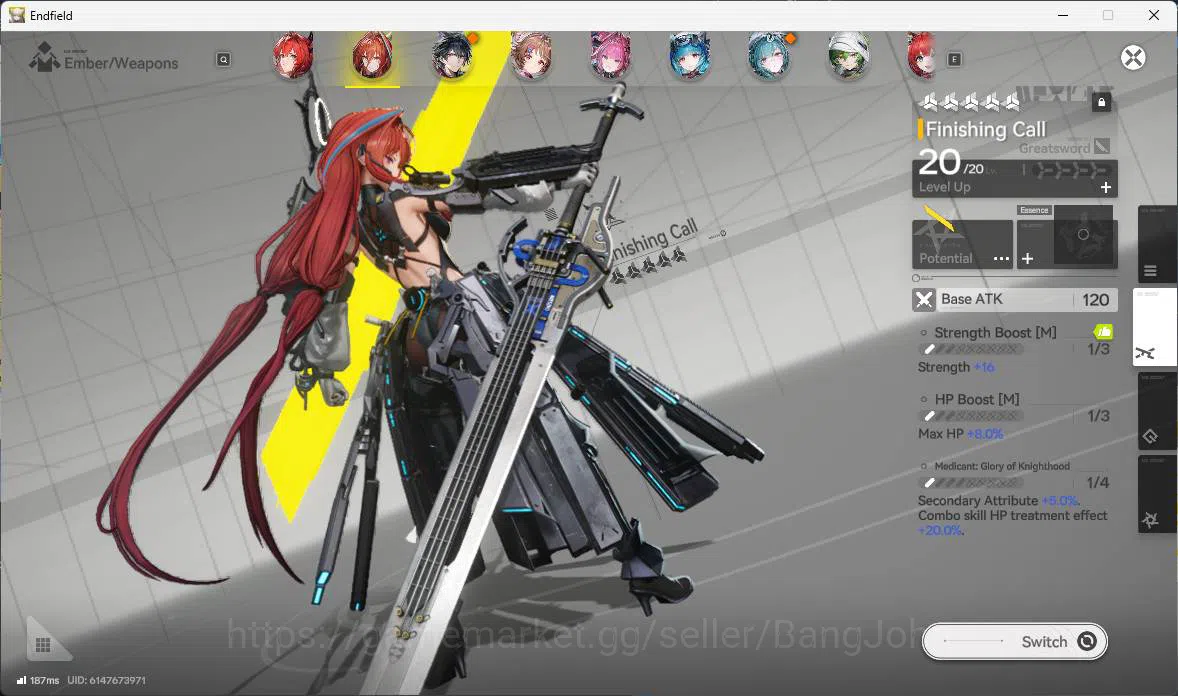 Arknights: Endfield Accounts NA EU |2Limit+1Sign |Laevatain Sign,Yvonne P1,Embe image 8
