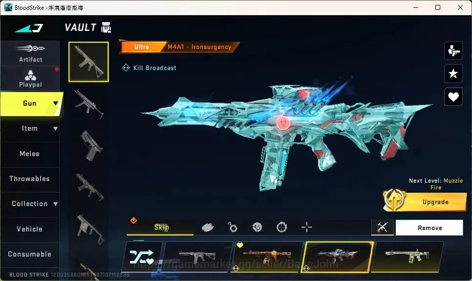 Blood Strike Accounts Others ASIA | 1 TR Gun: MCX|4 Ultra Guns|1 Enzo Striker: KRAKEN|3 Ultra Strikers|Check SS BS2032B 2