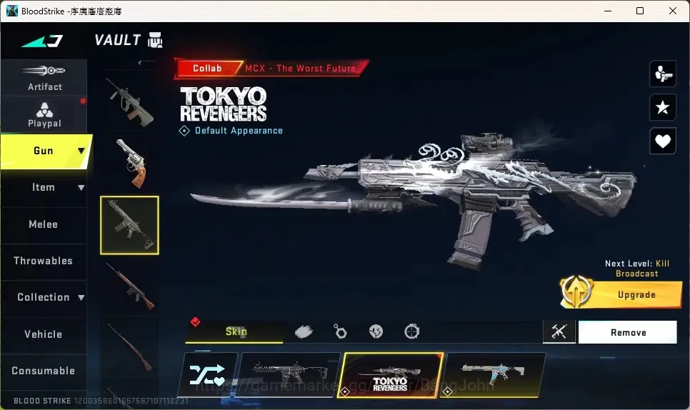 Blood Strike Accounts Others ASIA | 1 TR Gun: MCX|4 Ultra Guns|1 Enzo Striker: KRAKEN|3 Ultra Strikers|Check SS BS2032B 5