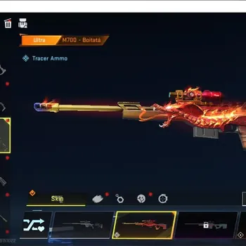 Blood Strike Accounts Collab Skin ASIA|2 Ultra M700 Boitata Lv4,Kraken Purple Lightning|3 Legendary SCAR Abyss,Kala