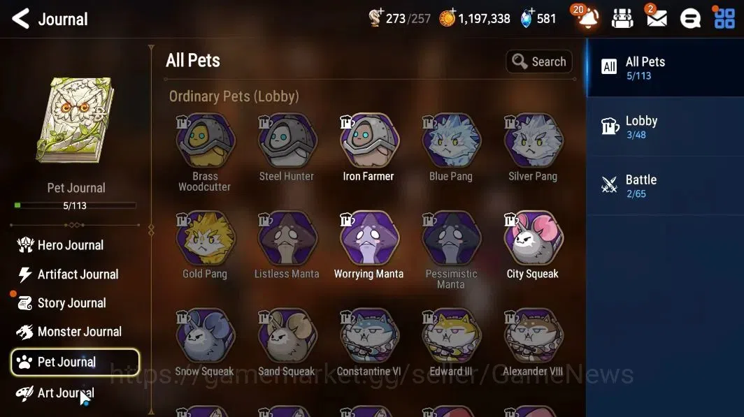 Epic Seven Accounts Global|UnVerif|7 ML(OT Scales,BHwayoung,DLilibet,H image 10